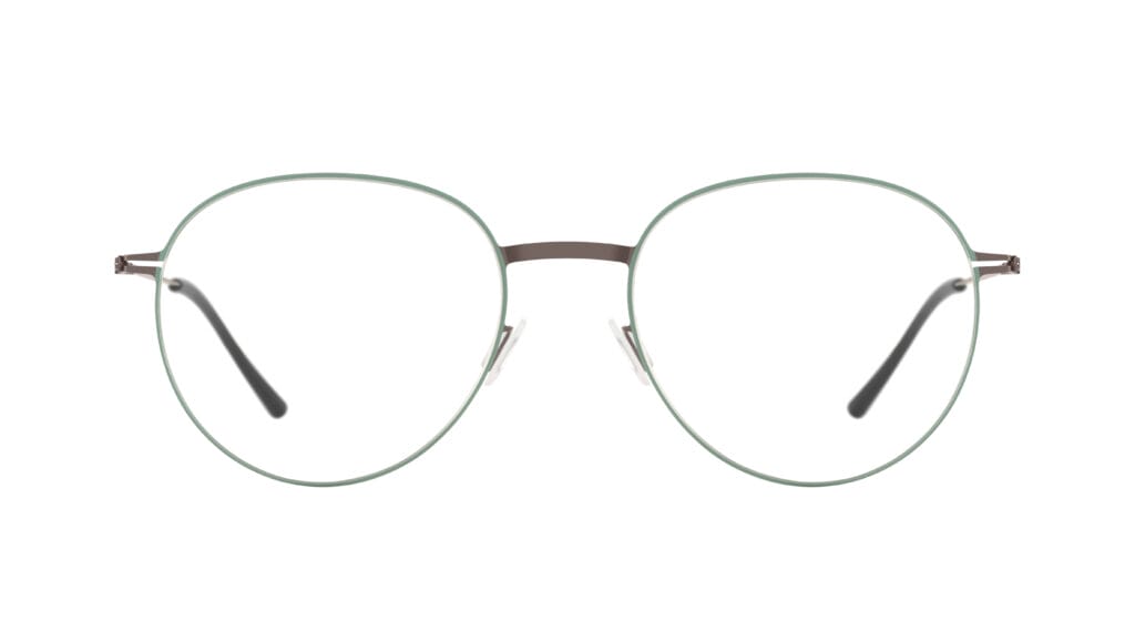 Оправа IC! BERLIN IC OVE GRAPHITE-MALACHITE GREEN CIRCLE/BLACK (52-20)