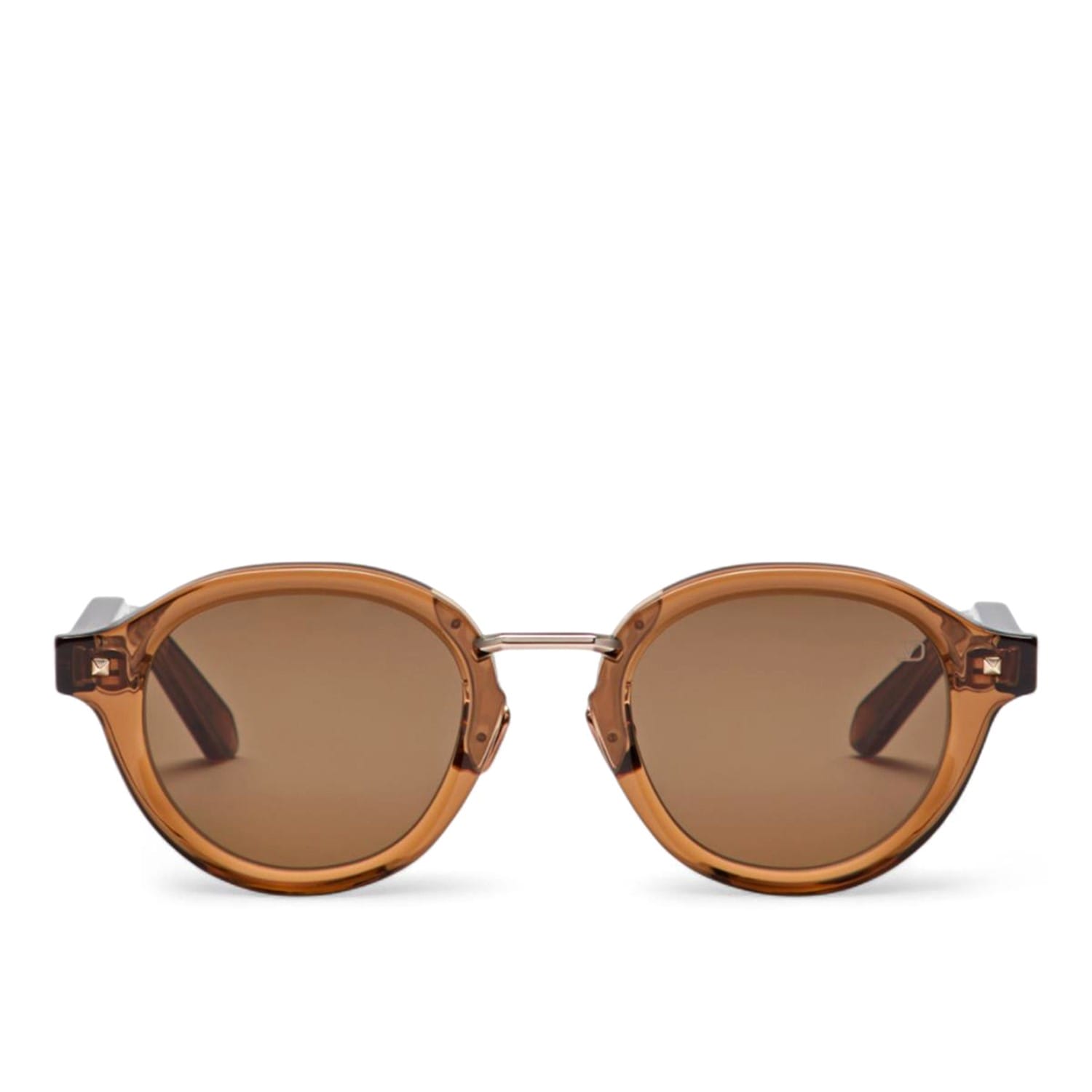 Солнцезащитные очки VALENTINO V-ESSENTIAL-IV VLS-132D-46 BRN-GLD (46-22)