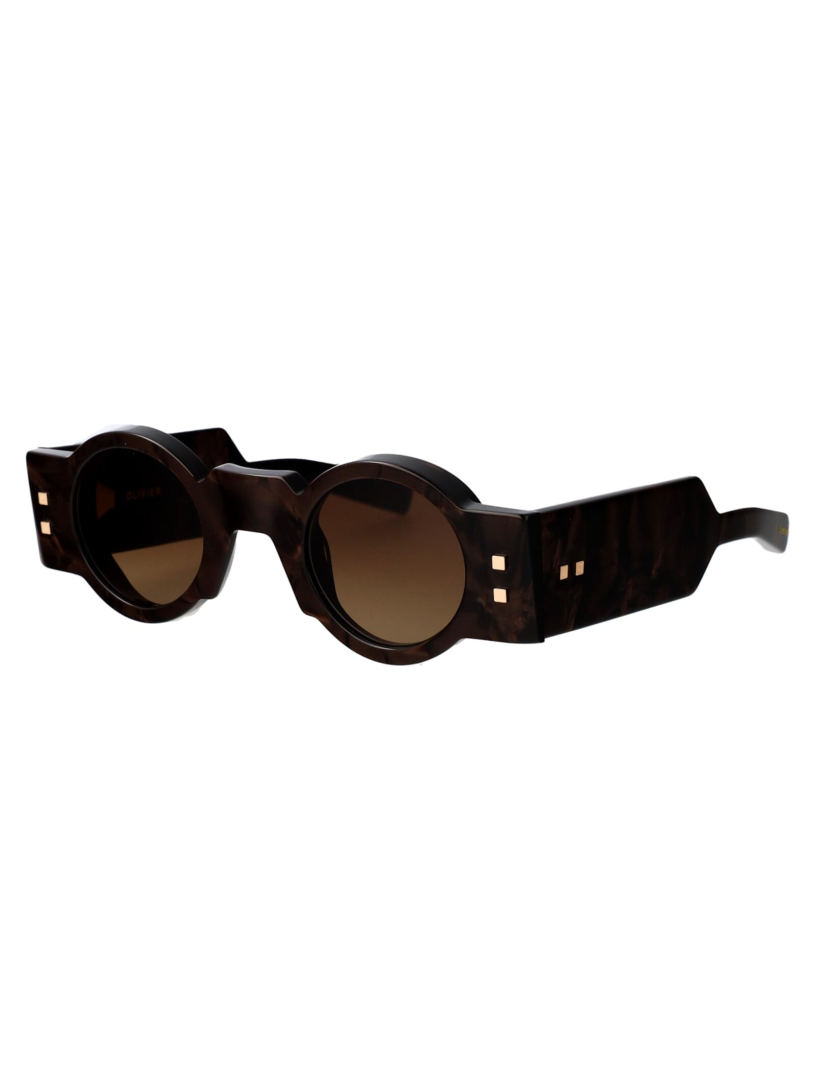 Солнцезащитные очки BALMAIN OLIVIER BPS-159D-42 BRN-GLD (42-28)