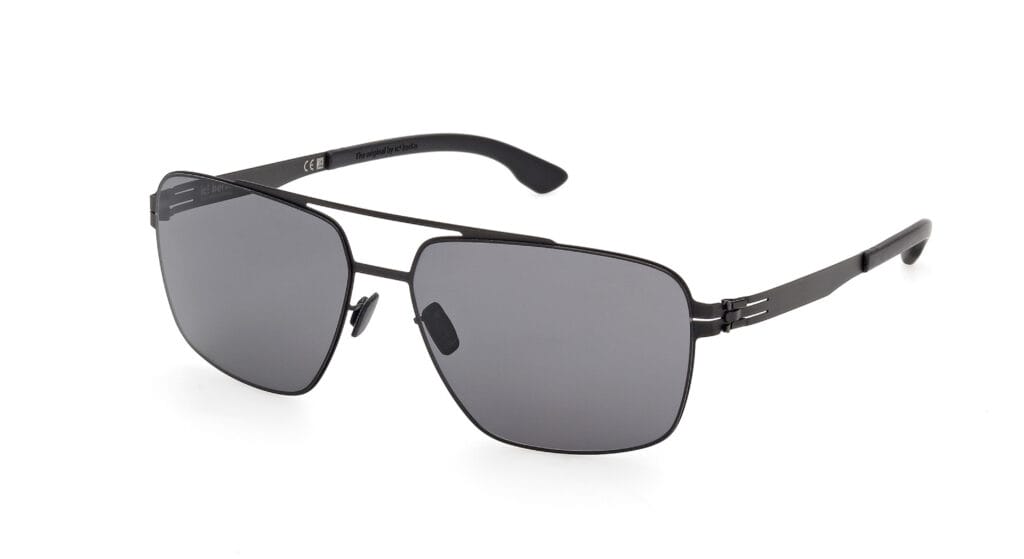 Солнцезащитные очки IC! BERLIN IС RYAN BLACK/GREY POLARIZED (60-14)