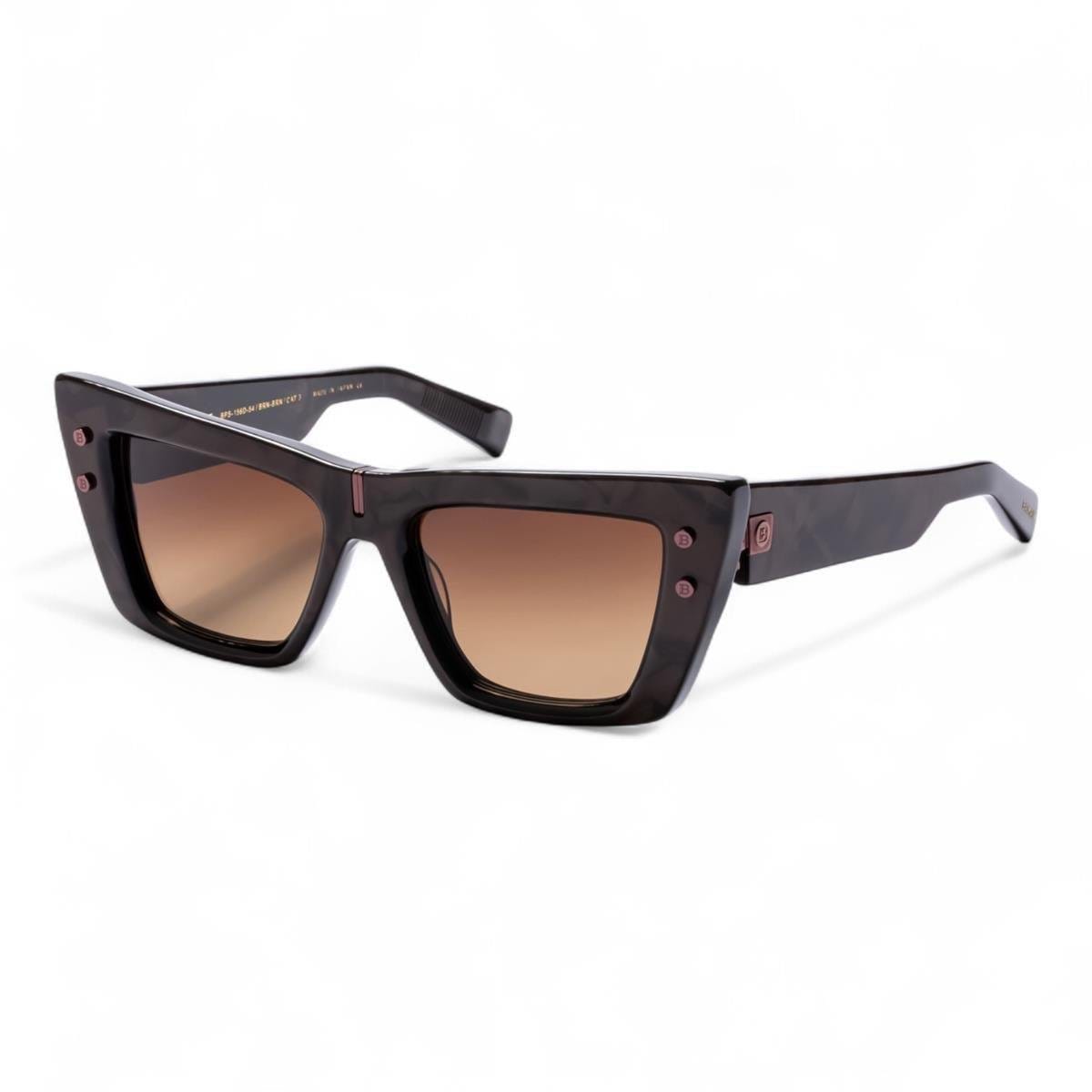 Солнцезащитные очки BALMAIN B-EYE BPS-156D-54 BRN-GLD (54-18)