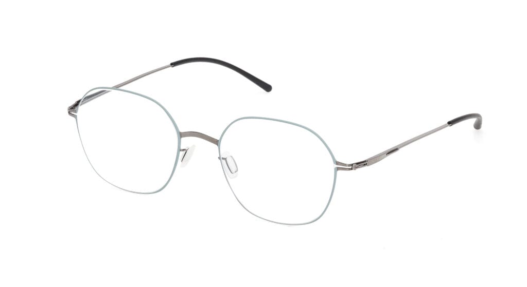 Оправа IC! BERLIN IC VIN SHINY GRAPHITE-VENICE GREEN CIRCLE/BLACK (51-20)