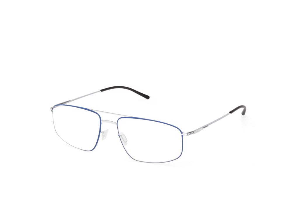 Оправа IC! BERLIN IC VIK MONDRIAN BLUE-FASHION SILVER CIRCLE/BLACK (55-17)