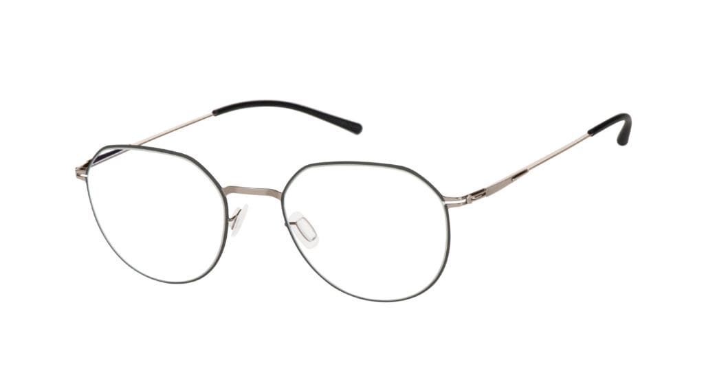 Оправа IC! BERLIN IC LIO SHINY GRAPHITE-RACING GREEN CIRCLE/BLACK (49-20)