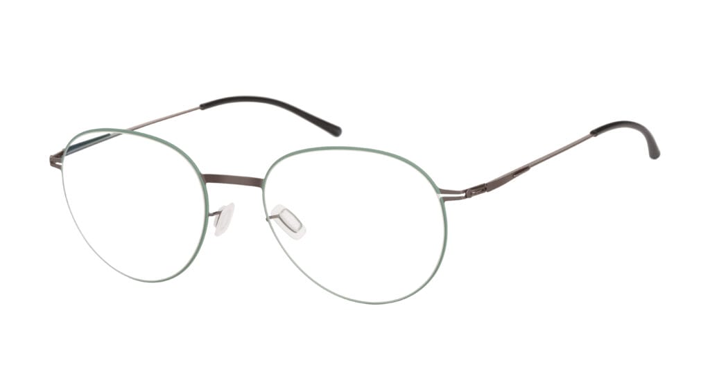Оправа IC! BERLIN IC OVE GRAPHITE-MALACHITE GREEN CIRCLE/BLACK (52-20)