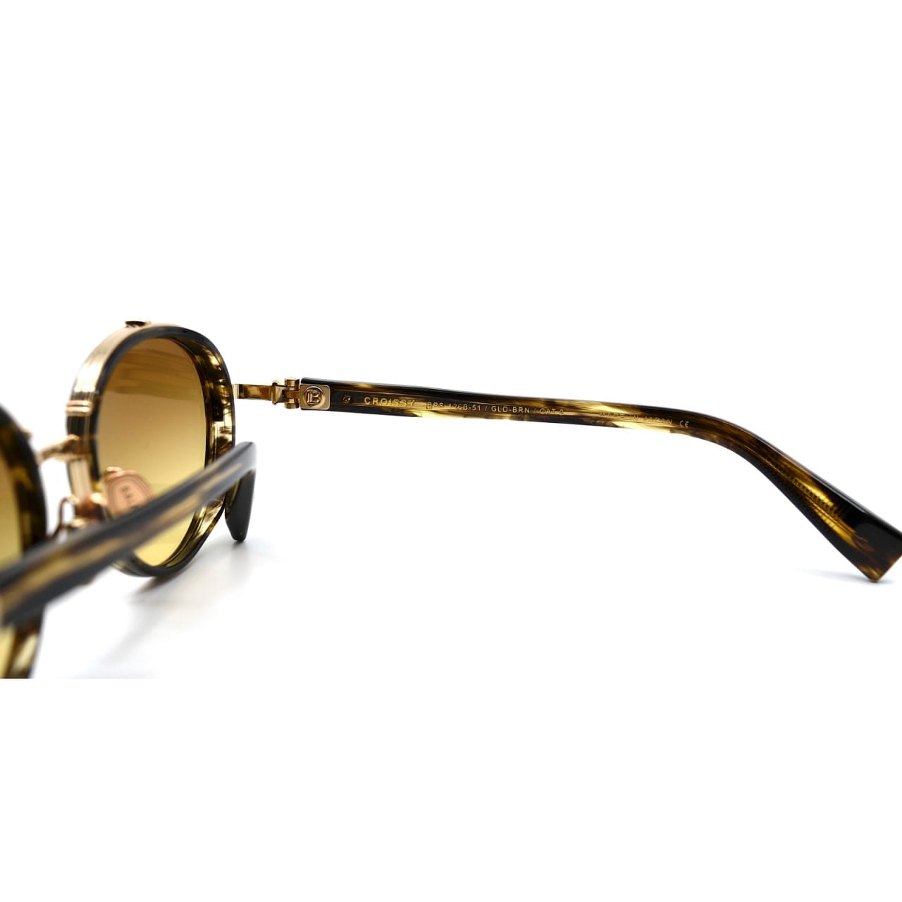 Солнцезащитные очки BALMAIN CROISSY BPS-126B-51 GLD-BRN (51-20)
