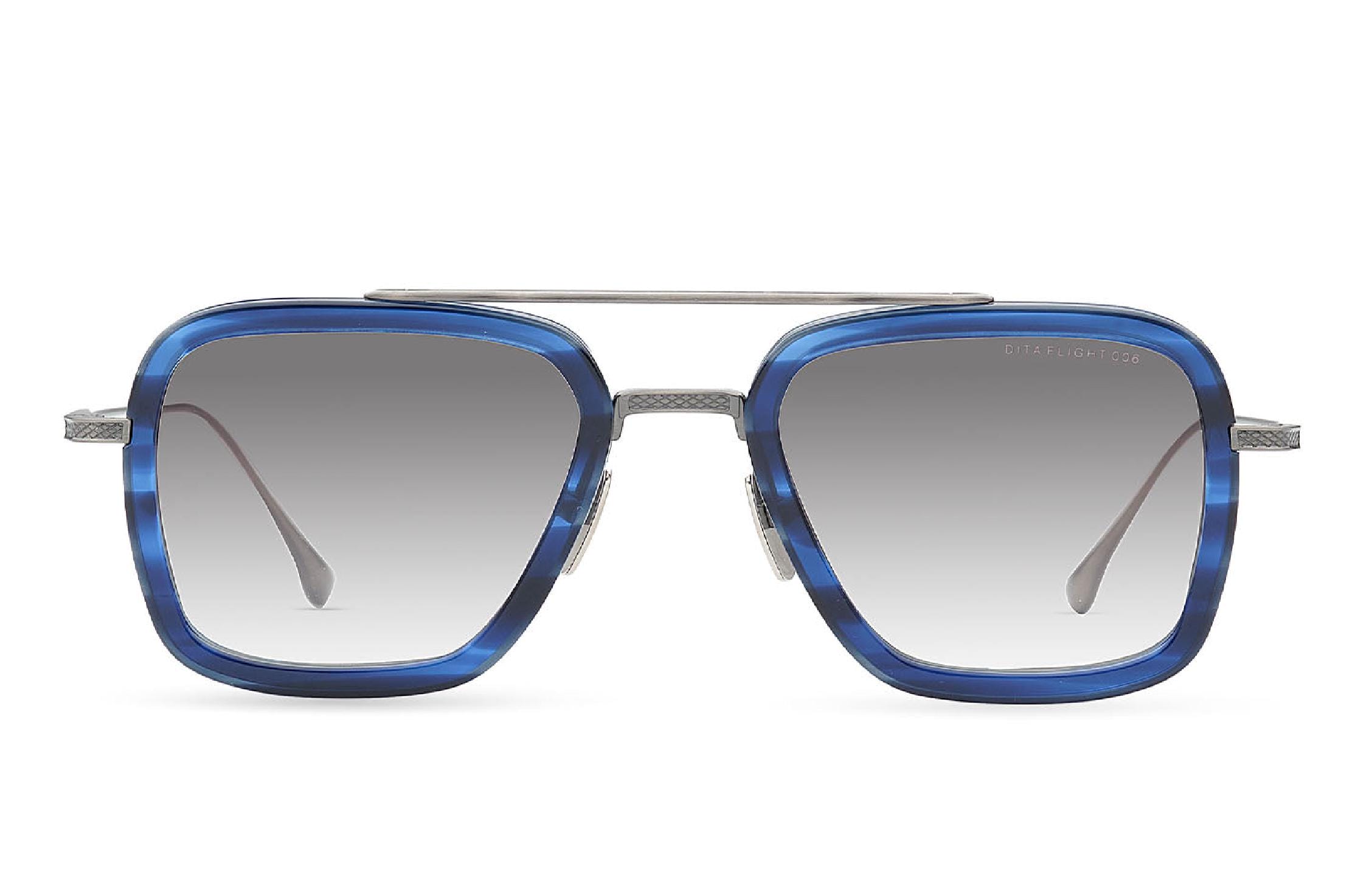 Солнцезащитные очки DITA FLIGHT.006 7806-T-BLU-SIL-52 (52-22)