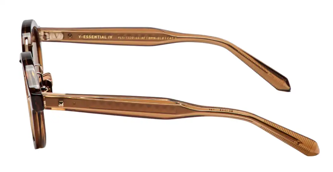 Солнцезащитные очки VALENTINO V-ESSENTIAL-IV VLS-132D-46 BRN-GLD (46-22)