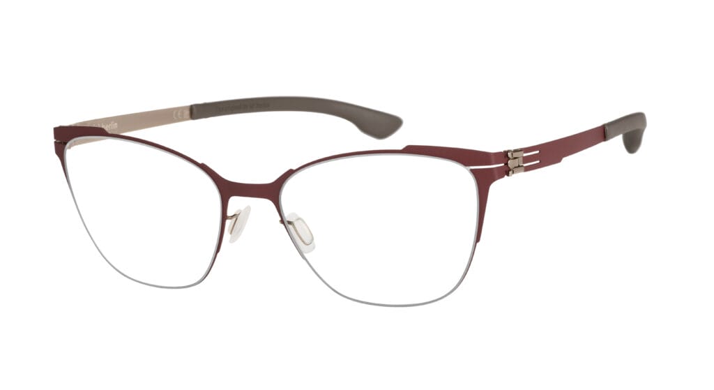 Оправа IC! BERLIN IC KARA KIDNEY BEAN-SHINY BRONZE/WARM GREY NOTCH (54-17)