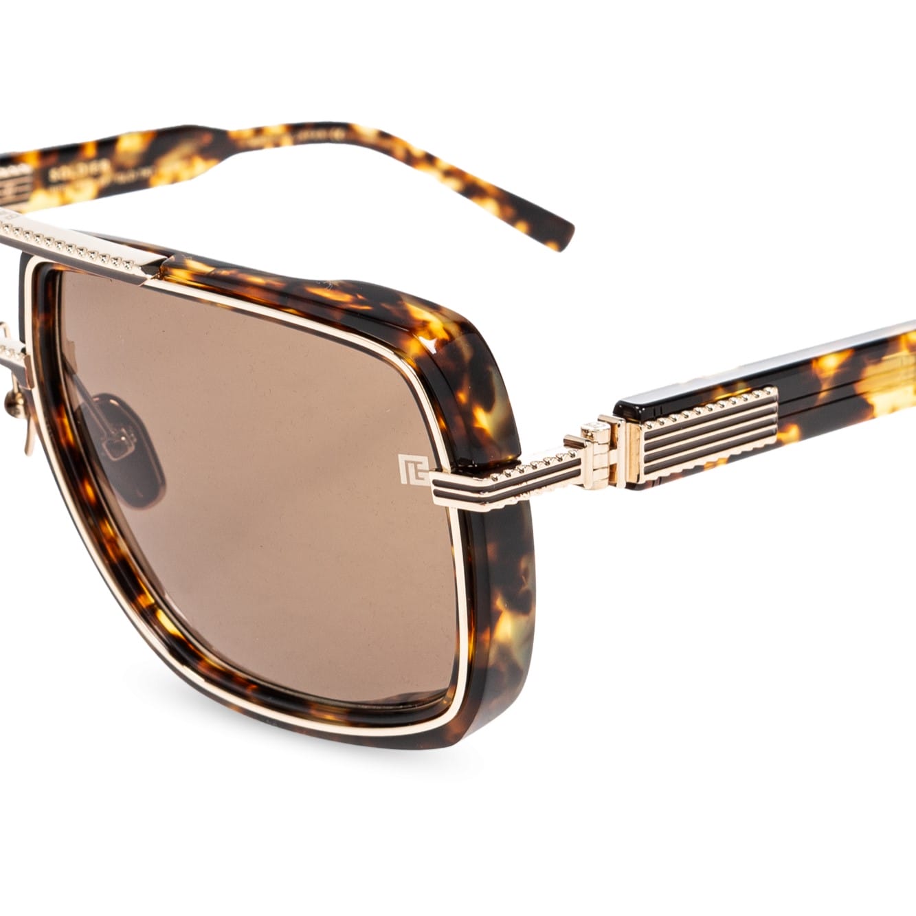 Солнцезащитные очки BALMAIN SOLDIER BPS-160D-59 GLD-TRT (59-21)