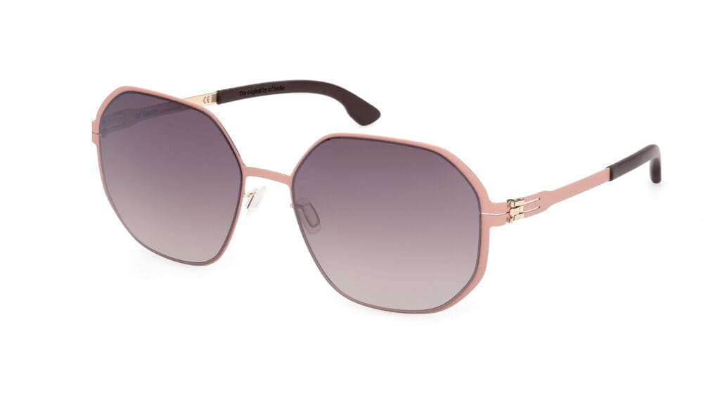 Солнцезащитные очки IC! BERLIN IС DOMINICA MILLENNIAL PINK-ROSE GOLD/NOUGAT (59-18)