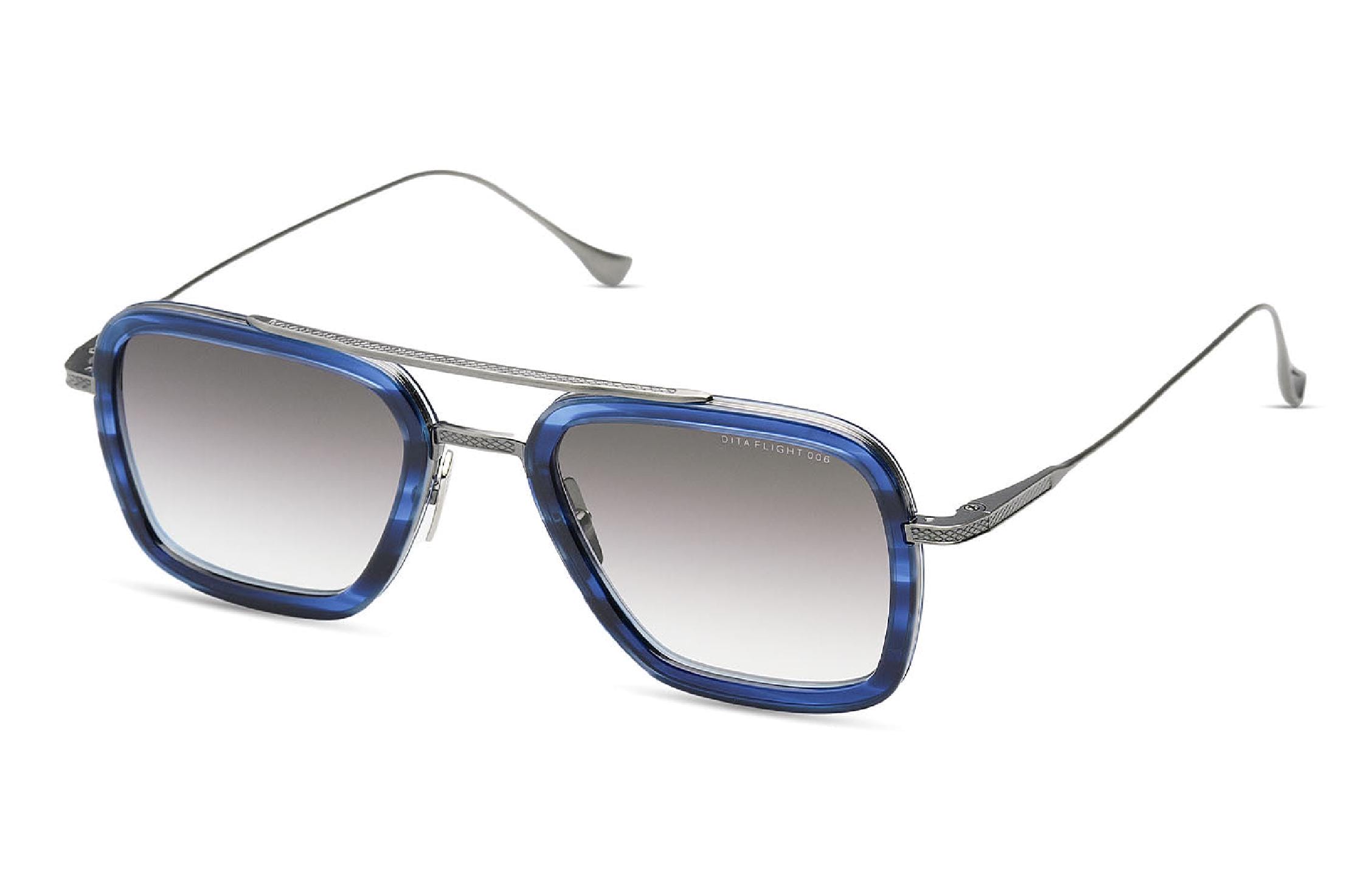 Солнцезащитные очки DITA FLIGHT.006 7806-T-BLU-SIL-52 (52-22)
