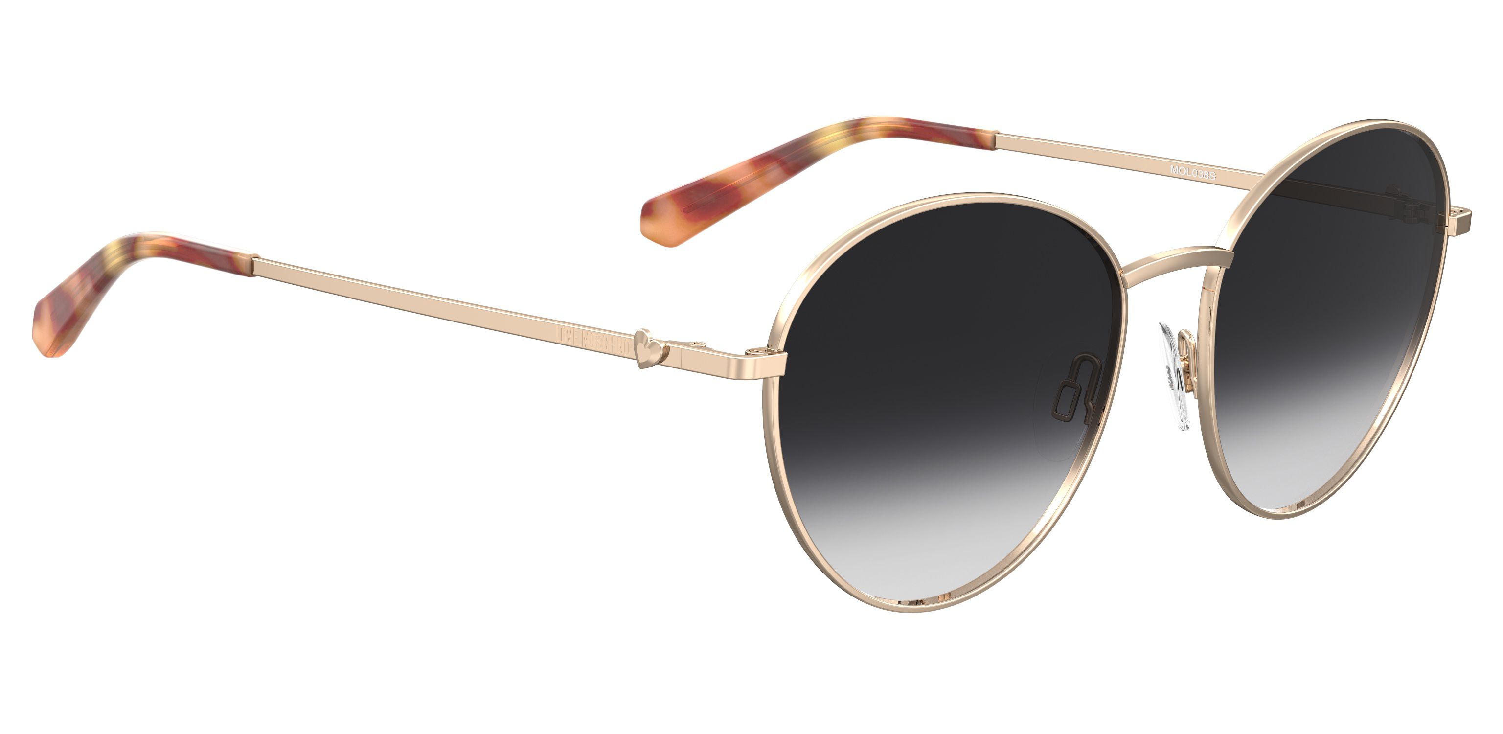 Солнцезащитные очки MOSCHINO LOVE MOL038/S 000 9O (55-17)