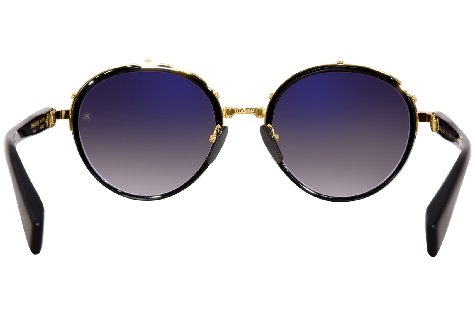 Солнцезащитные очки BALMAIN CROISSY BPS-126A-51 GLD-BLK (51-20)