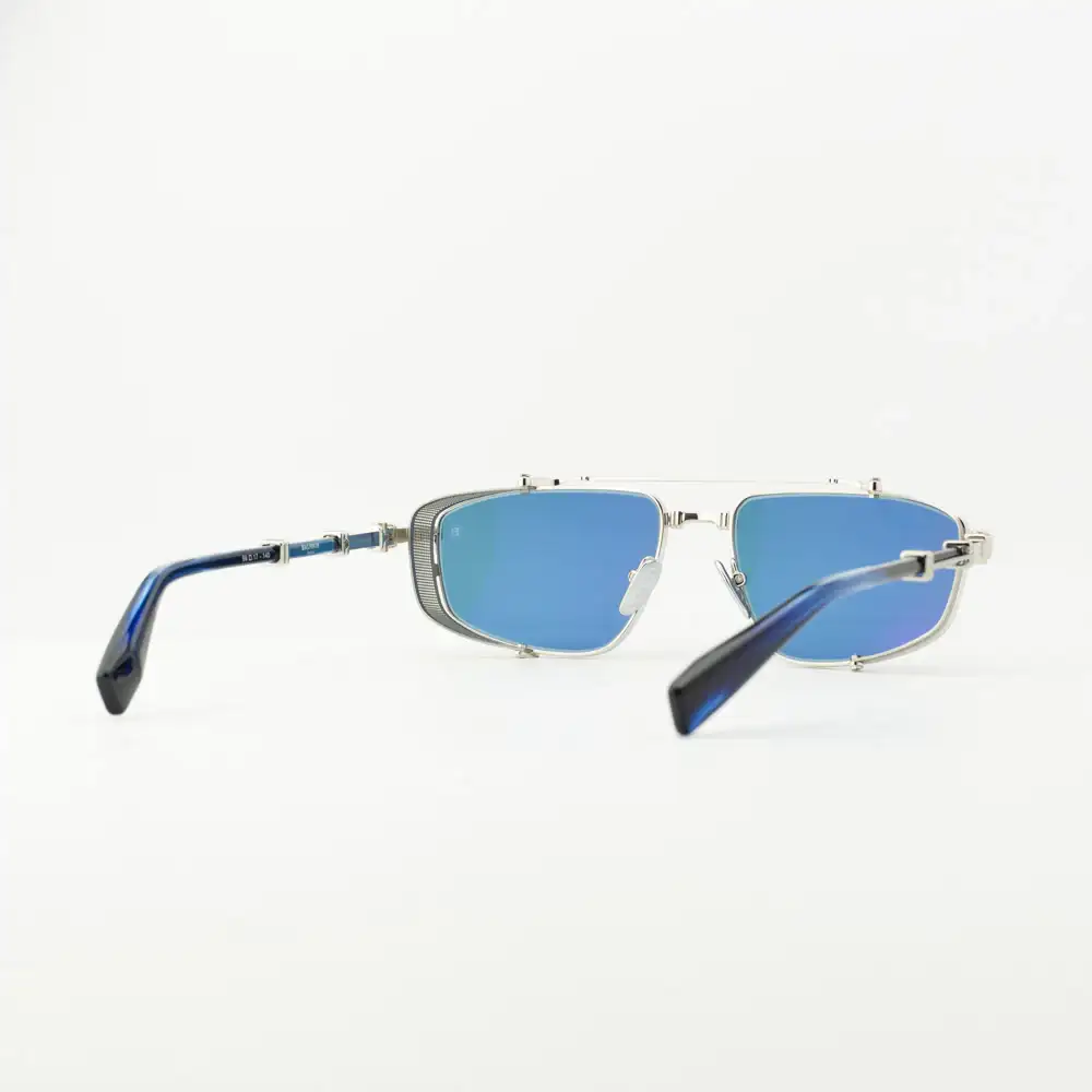Солнцезащитные очки BALMAIN BRIGADE-V BPS-142F-56 SLV-BLU (56-18)