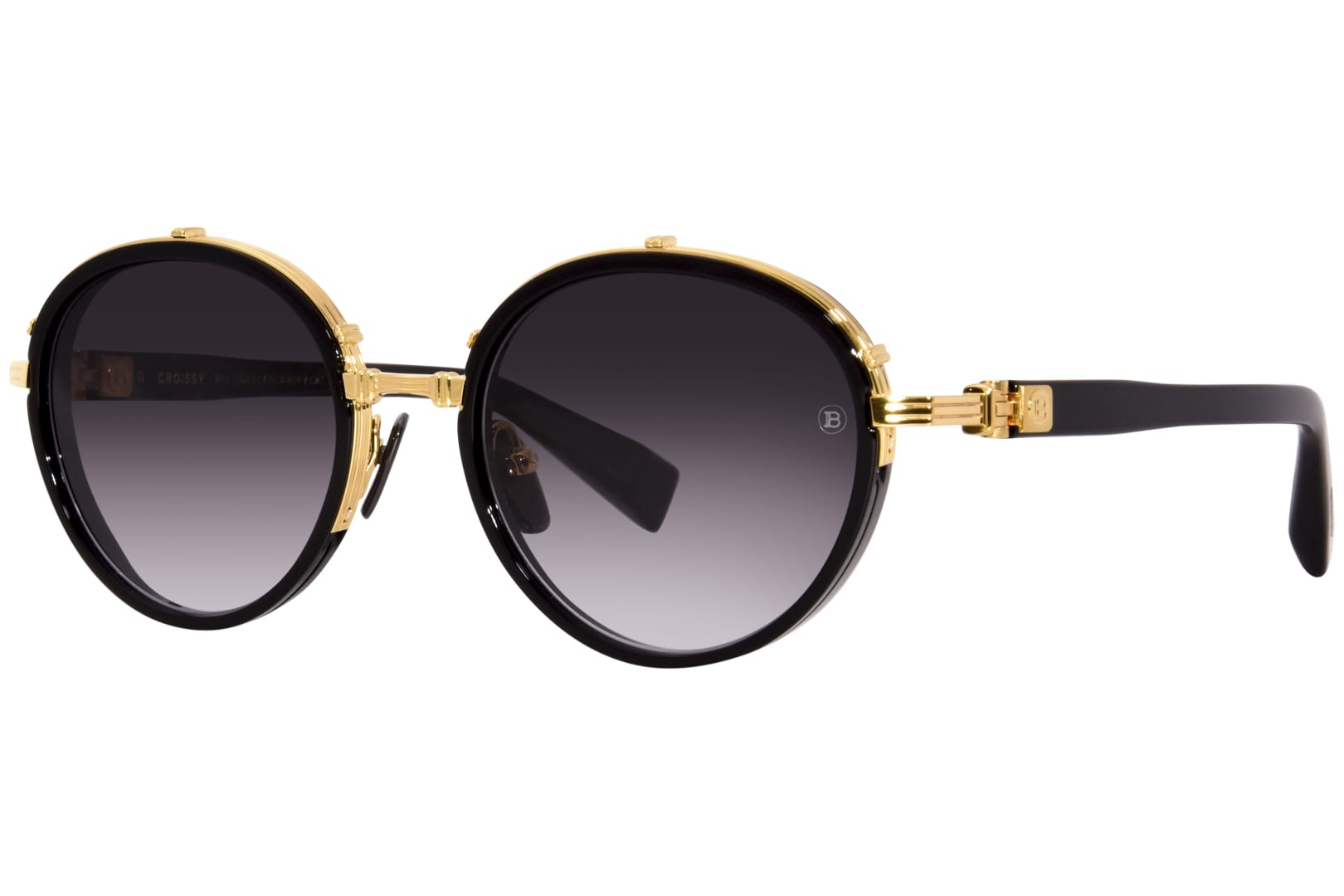 Солнцезащитные очки BALMAIN CROISSY BPS-126A-51 GLD-BLK (51-20)