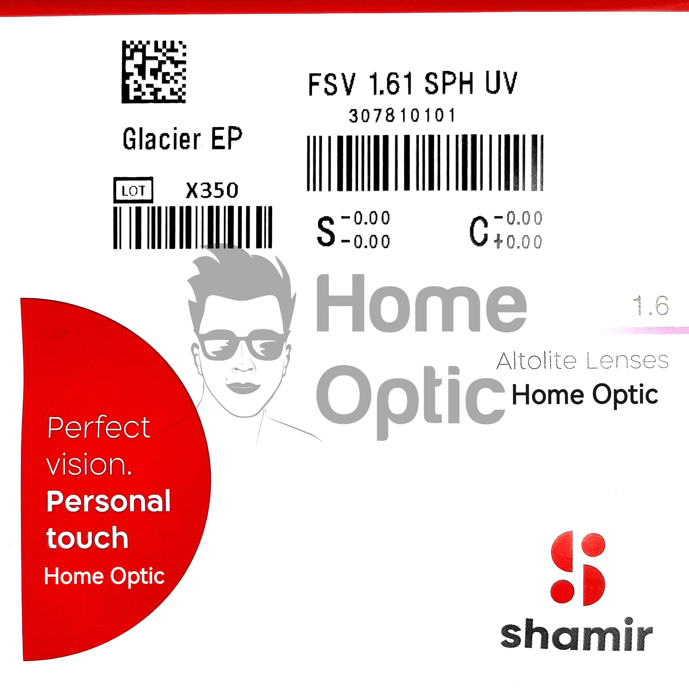 Линза SHAMIR Altolite 1.60 Glacier