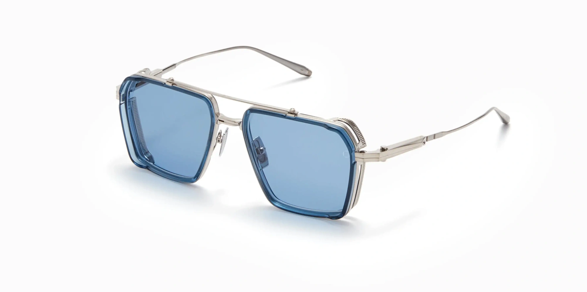 Солнцезащитные очки AKONI TIROS AKS-510D-58 SLV-BLU (58-18)